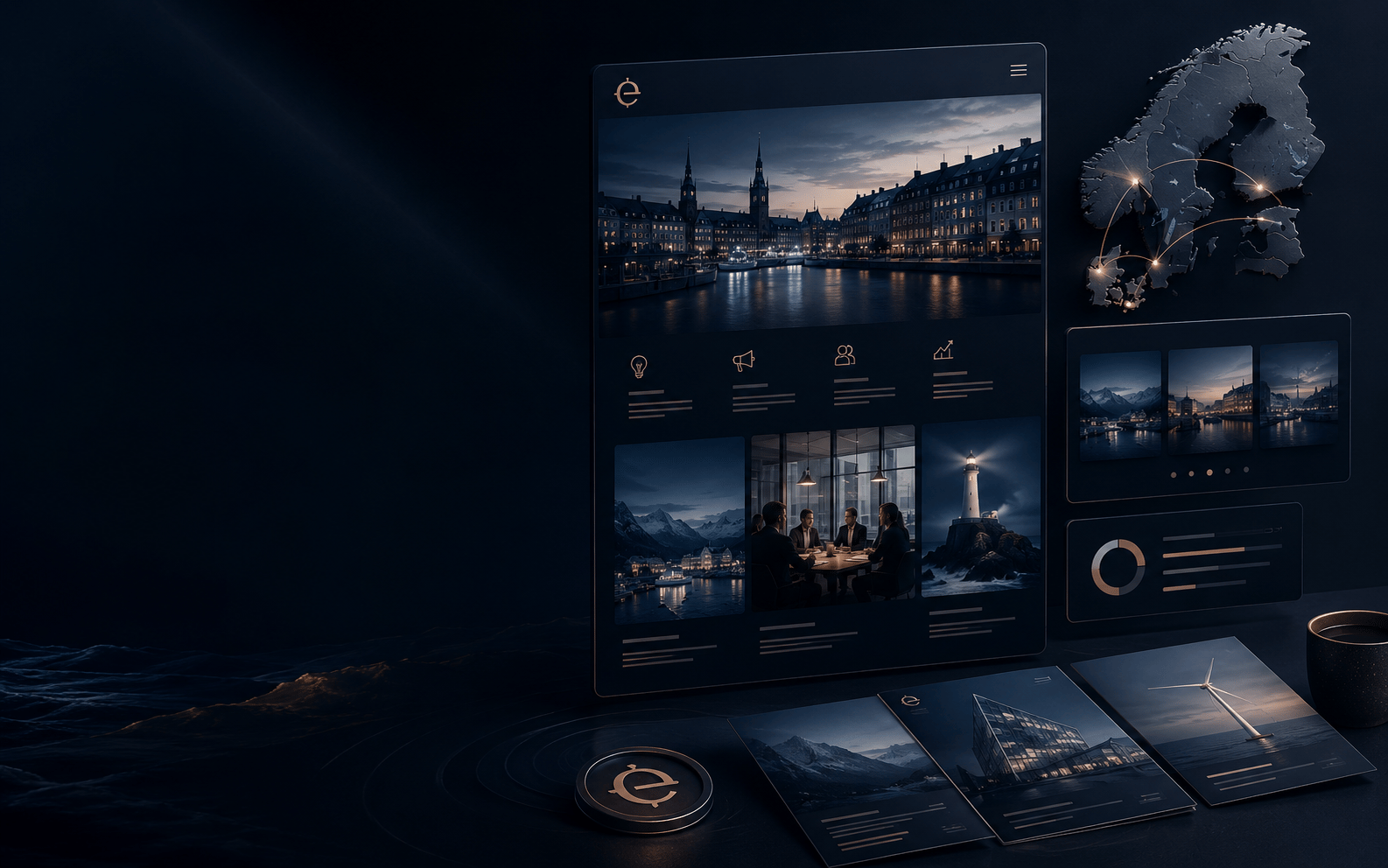 Website for a Nordic PR and communications agency