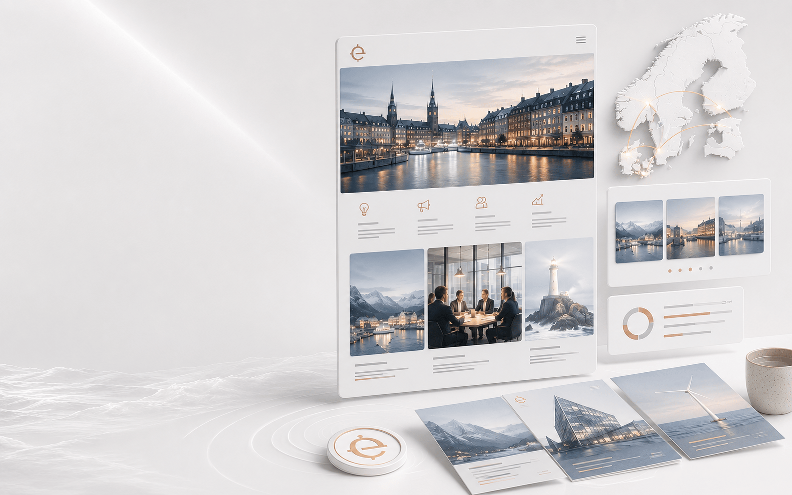Website for a Nordic PR and communications agency