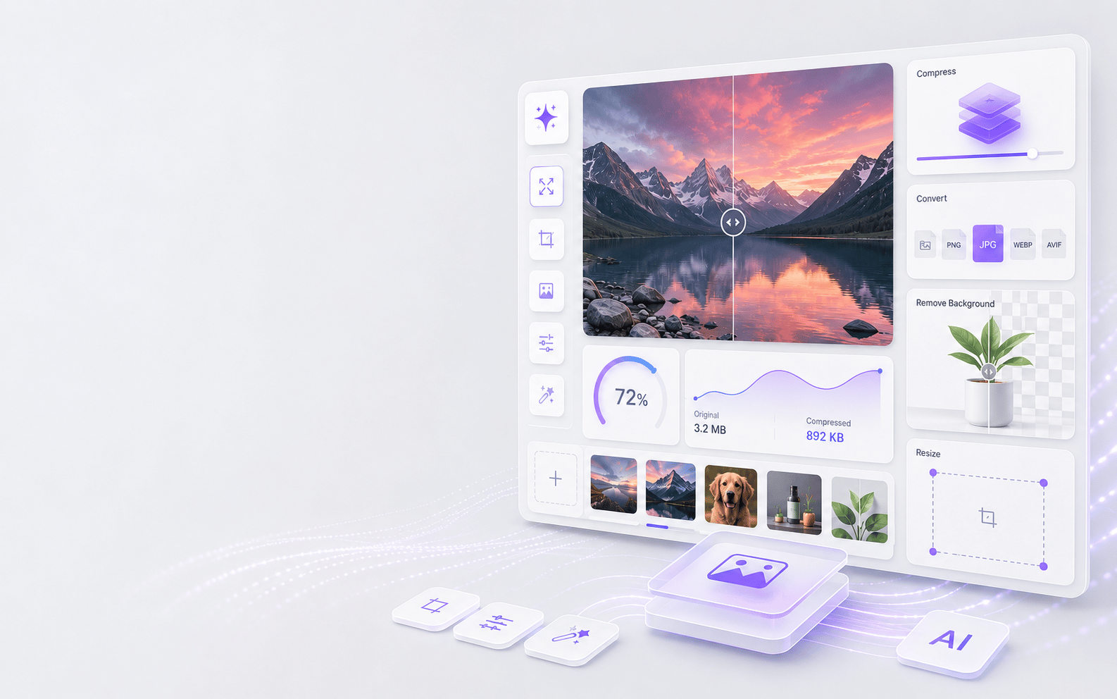 Image tools that run entirely in the browser