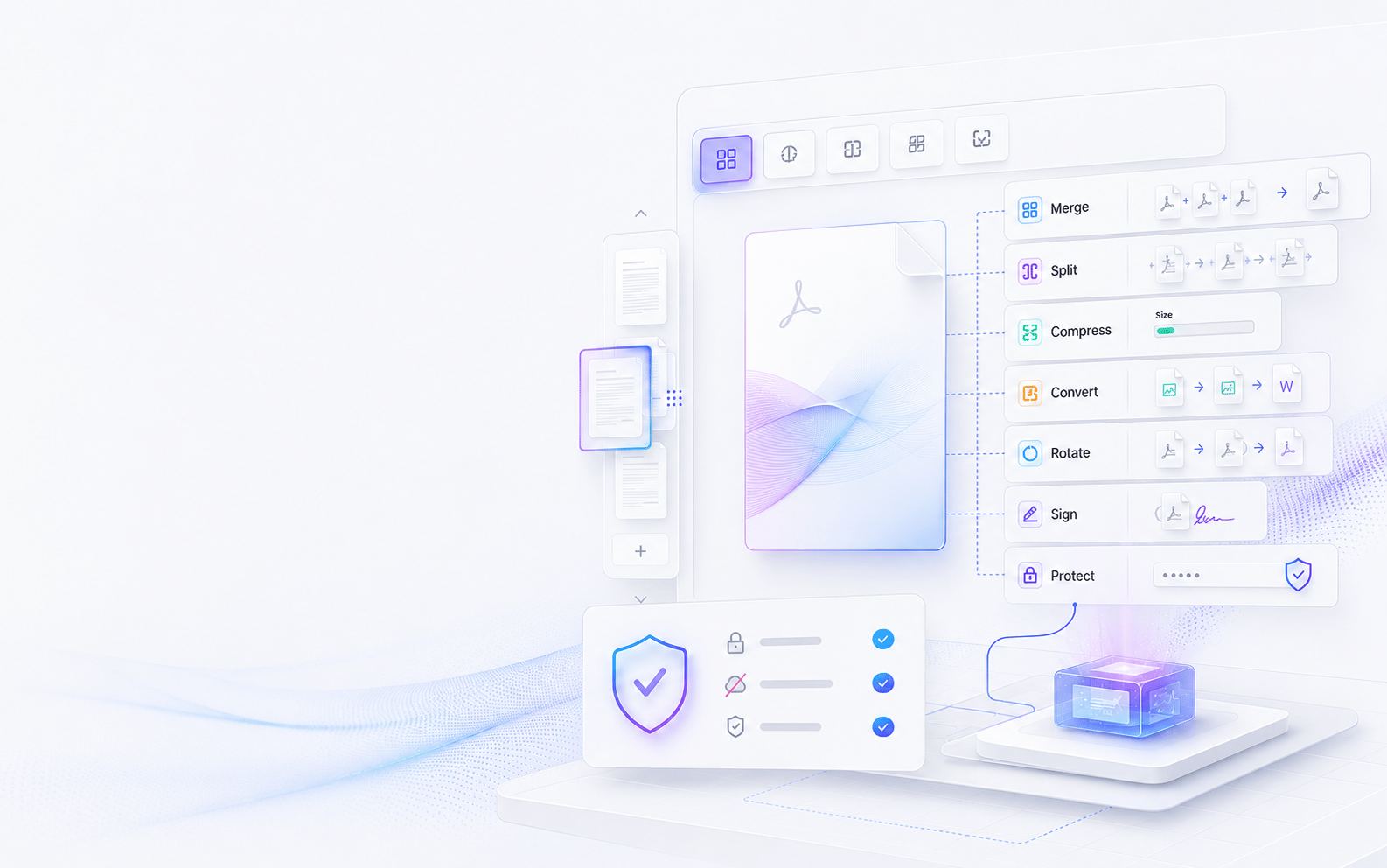 Private PDF tools that run entirely in the browser