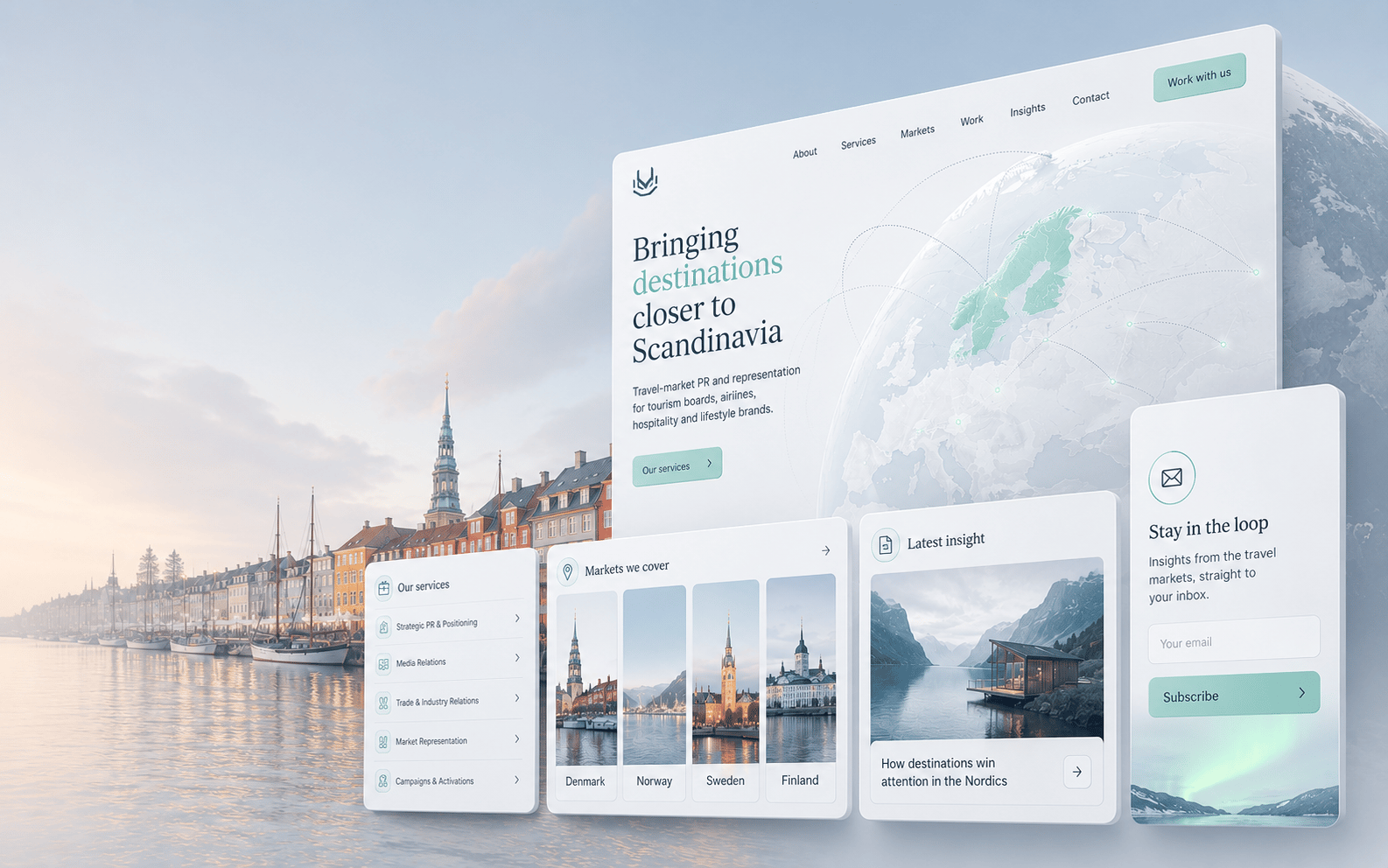 Website for a Nordic travel PR agency