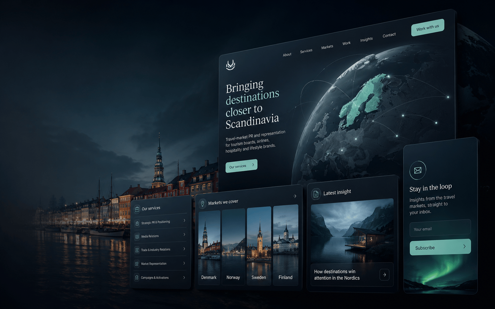 Website for a Nordic travel PR agency