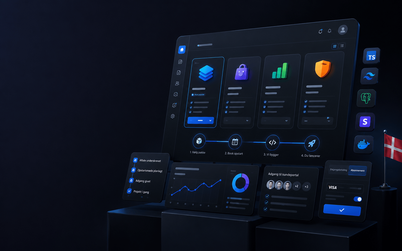 Startup product catalog with delivery built in
